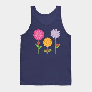 Ladybugs in a Flower Garden Tank Top